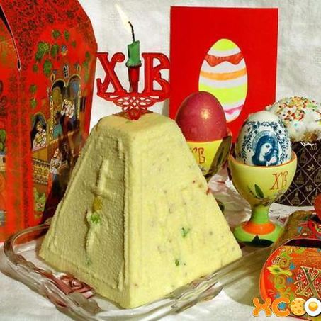 Рецепт Царской творожной пасхи