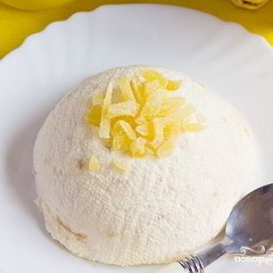 Рецепт Творожной пасхи лимонно-имбирная