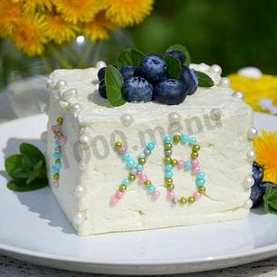 Рецепт Творожной пасхи с маком без яиц