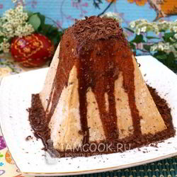 Рецепт Творожной пасхи с вареной сгущенкой