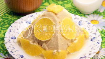 Рецепт творожной пасхи со сгущенкой