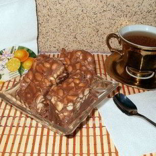 Рецепт Домашнего щербета с дробленым арахисом