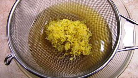 Рецепт лимонного щербета