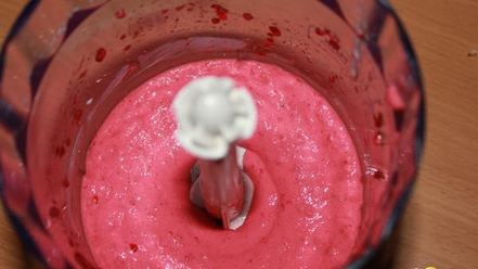 Рецепт малинового щербета