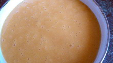 Рецепт персикового щербета