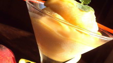 Рецепт персикового щербета