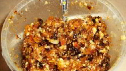 Рецепт щербета из сухофруктов и орехов