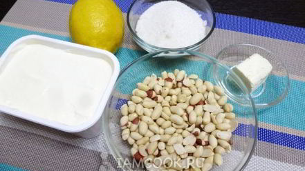 Рецепт сметанного щербета с арахисом