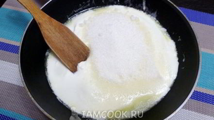 Рецепт сметанного щербета с арахисом