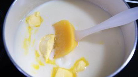 Рецепт шоколадна-ванильного пудинг