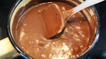 Рецепт шоколадна-ванильного пудинг