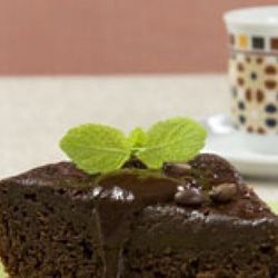 Рецепт Шоколадного пудинга с кофейным соусом