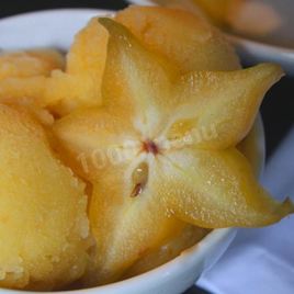 Рецепт Сорбета с карамболой