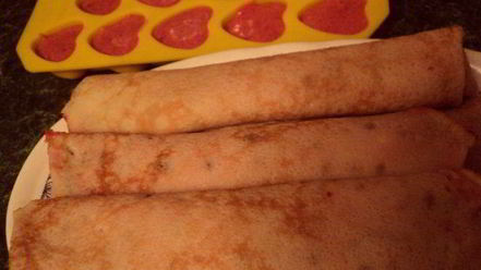 Рецепт блинчиков с ягодным суфле