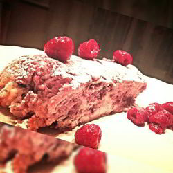 Рецепт Быстрого творожного суфле с малинкой