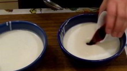 Рецепт десерта полосатое суфле