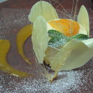 Рецепт Карамельного суфле с абрикосовым пюре