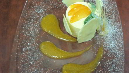 Рецепт карамельного суфле с абрикосовым пюре