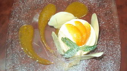 Рецепт карамельного суфле с абрикосовым пюре