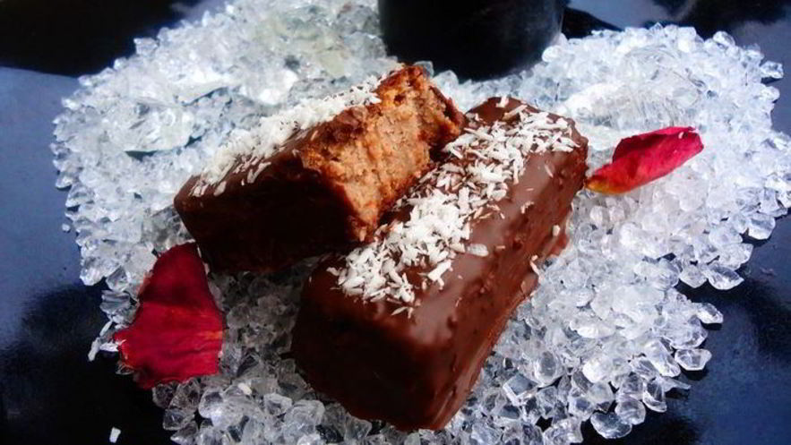 Рецепт конфет романтика ночи с миндально-творожным суфле