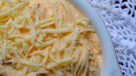 Рецепт морковна-творожного суфле с молодой рукколой