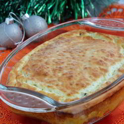 Рецепт Рыбки красной под суфле из сливочного сыра