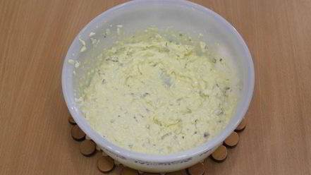 Рецепт рыбки красной под суфле из сливочного сыра