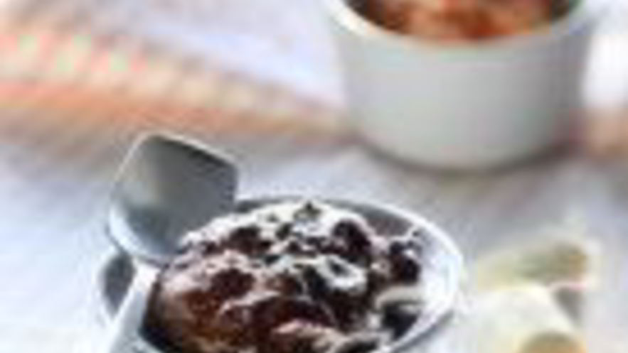 Рецепт шоколадна-яблочного суфле