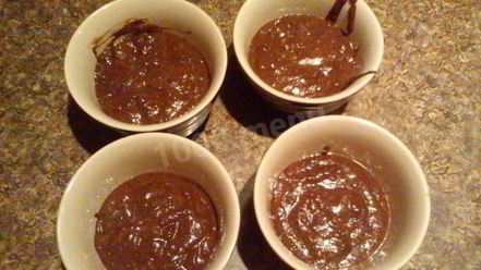 Рецепт шоколадного суфле с ванильным вкусом