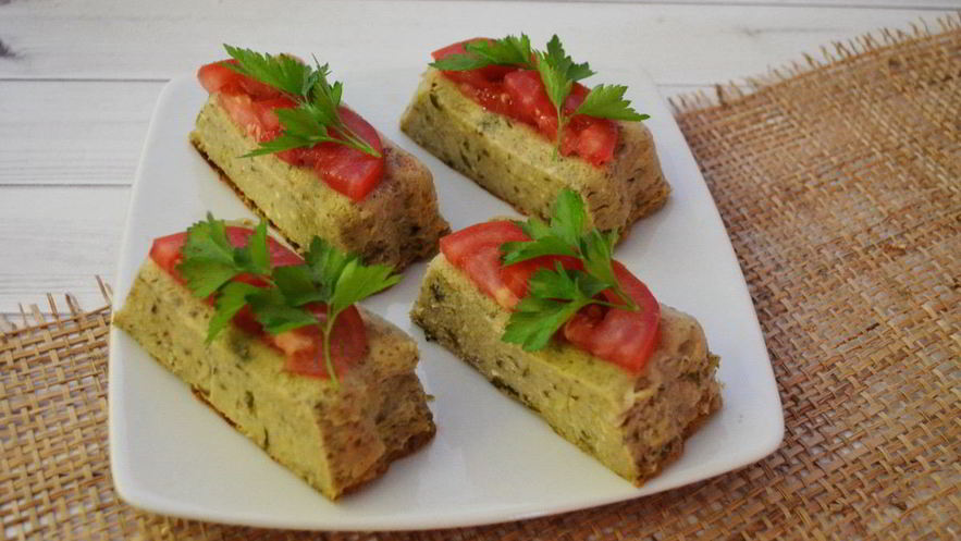 Рецепт суфле из кабачков и белых грибов