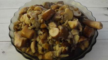 Рецепт суфле из кабачков и белых грибов