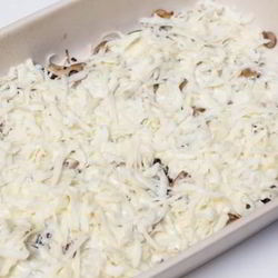 Рецепт Суфле из кабачков под грибным соусом