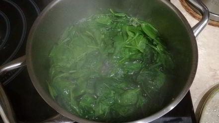 Рецепт суфле из шпината и моркови