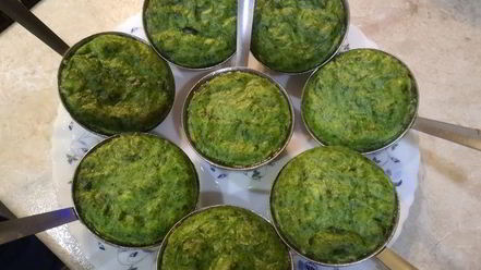 Рецепт суфле из шпината и моркови