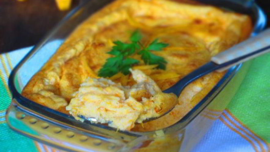 Рецепт суфле из тыквы с пармезаном