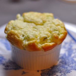 Рецепт Суфле с чеддером и кабачками