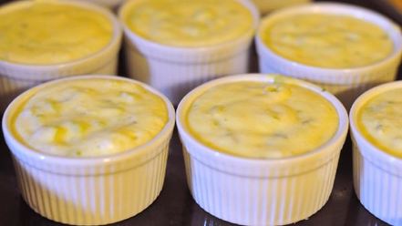 Рецепт суфле с чеддером и кабачками