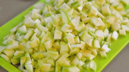 Рецепт суфле с чеддером и кабачками