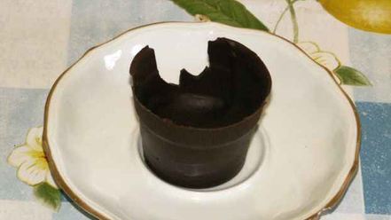 Рецепт суфле в шоколадных стаканчиках