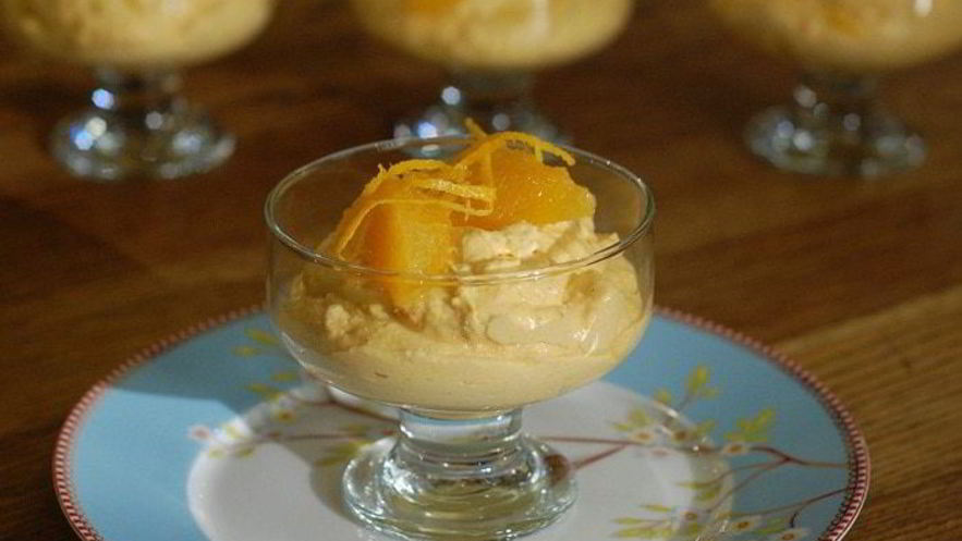 Рецепт творожного суфле с апельсином