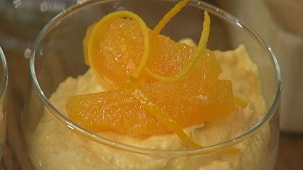 Рецепт творожного суфле с апельсином