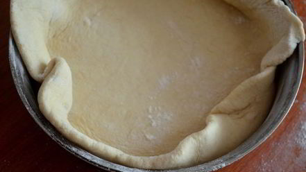 Рецепт творожного суфле с киви в тесте