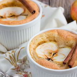 Рецепт Творожного суфле с яблоками