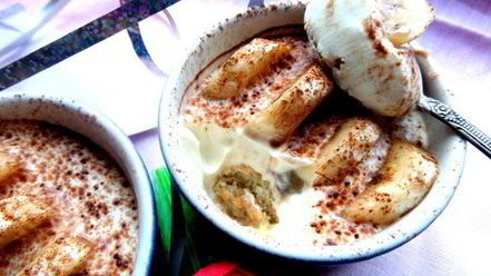 Рецепт бананового тирамису с лимонной свежестью