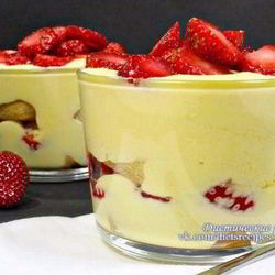 Рецепт Диетического Тирамису с клубникой