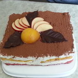 Рецепт Фруктового тирамису для детей