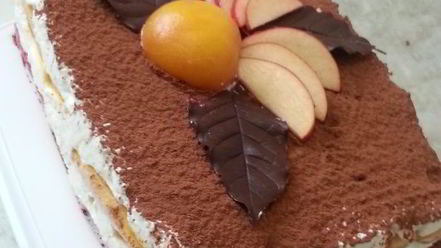 Рецепт фруктового тирамису для детей