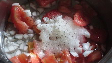 Рецепт мини-тирамису с томатным чатни и бальзамическим сиропом