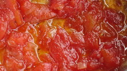 Рецепт мини-тирамису с томатным чатни и бальзамическим сиропом