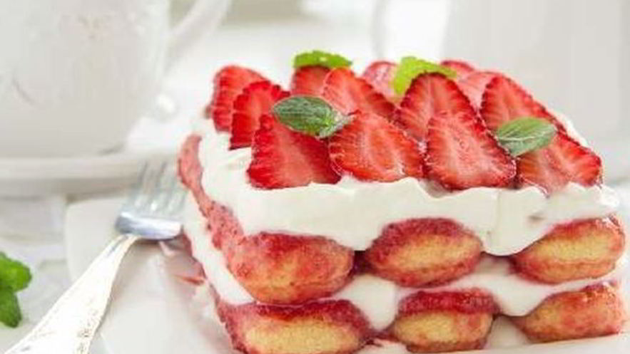 Рецепт нежного клубничного тирамису